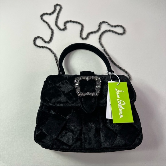 NEW SAM BRIT CRUSHED VELVET TOP HANDLE SHOULDER BAG BLACK
NWT!! - Picture 4 of 15